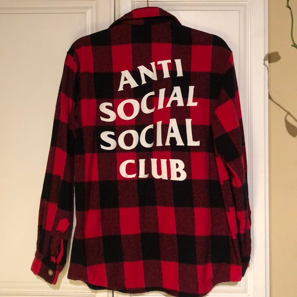 Anti Social Social flannel